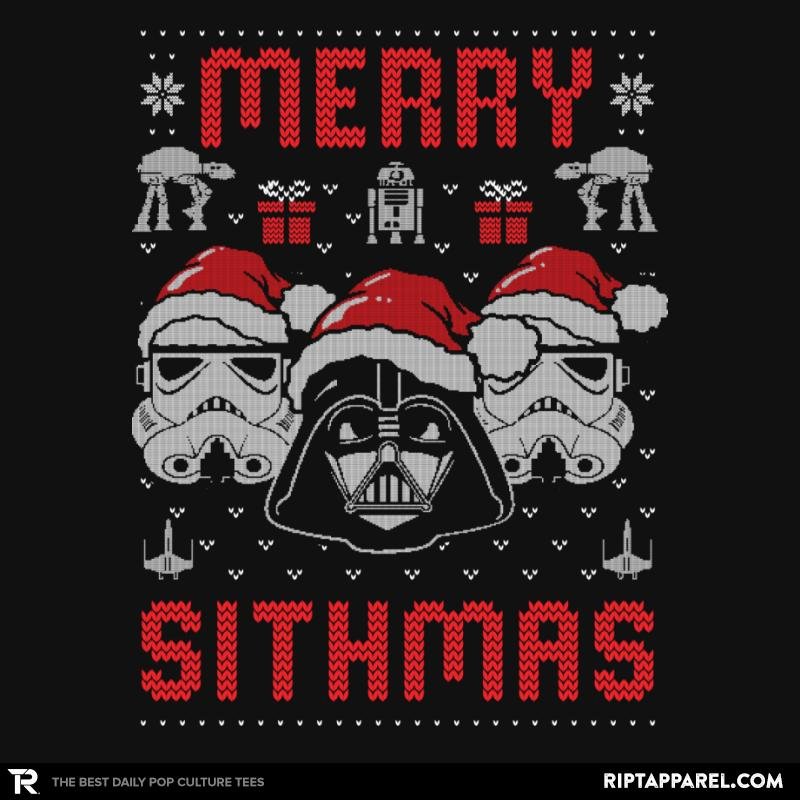 Merry Sithmas - Adult & Kids T-Shirts, Sweatshirts & Hoodies apparel design preview 1