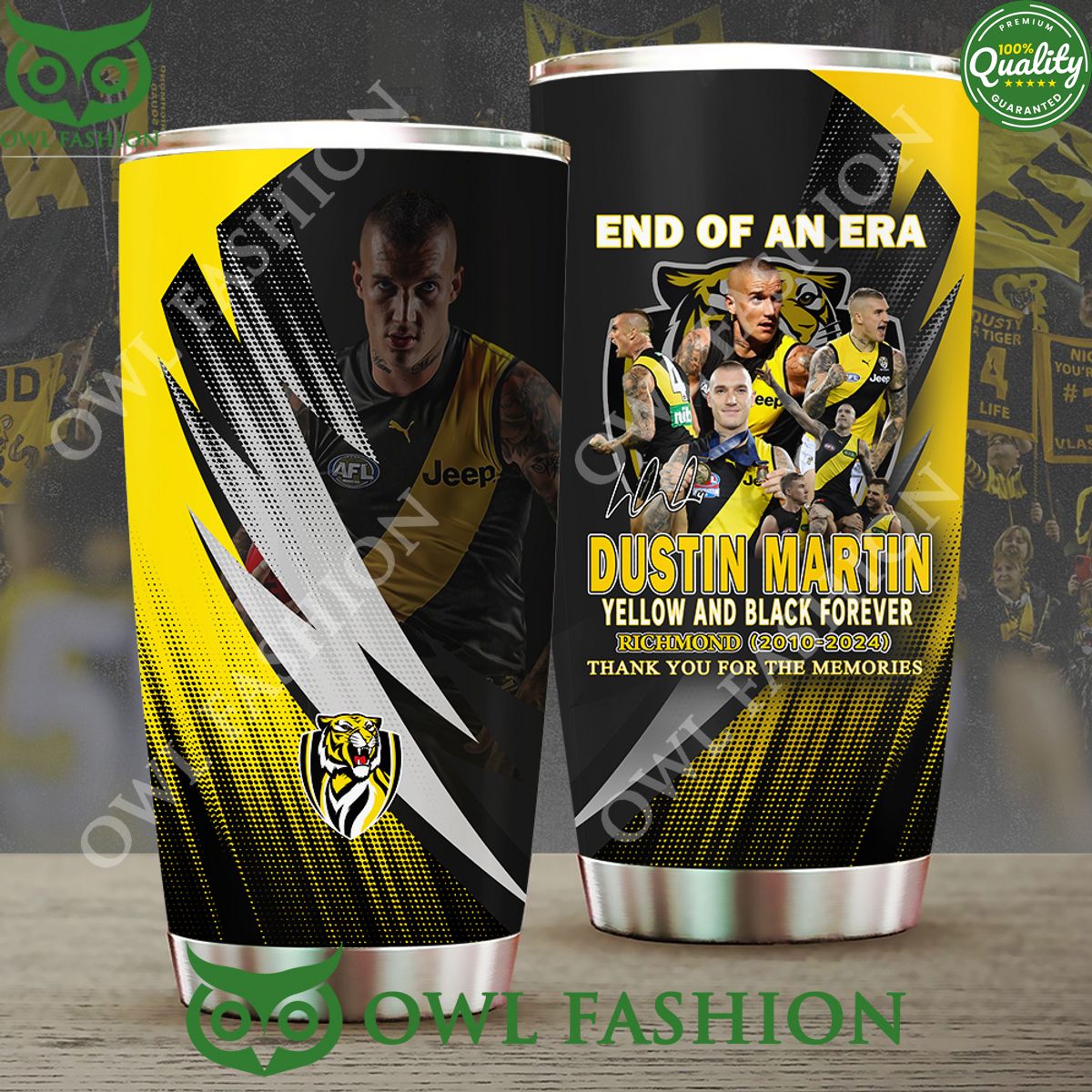 Richmond FC Dustin Martin Yellow Black Forever - Adult & Kids T-Shirts, Sweatshirts & Hoodies apparel design preview 1