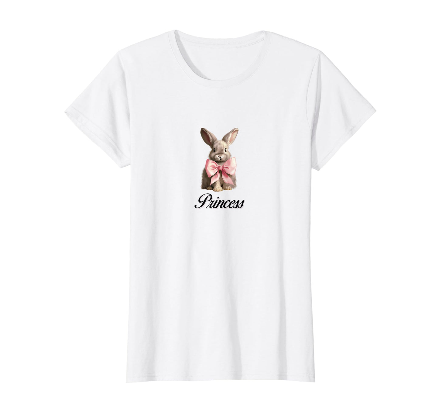 Coquette Bunny Rabbit Princess Girlcore T-Shirt - Unique Graphic Unisex - T-Shirt, Sweatshirt, Hoodie