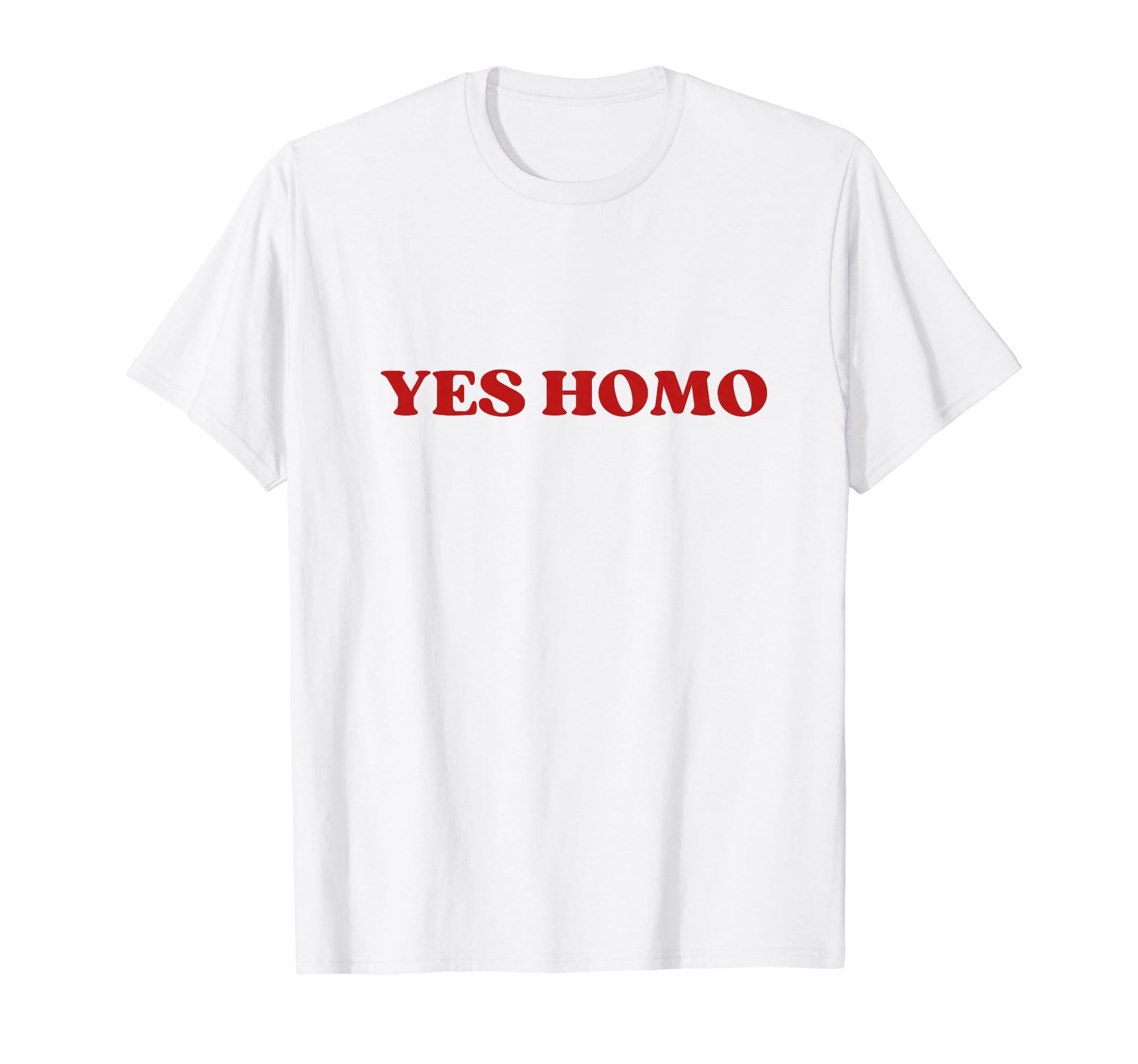 Yes Homo Y2K Aesthetic Lgbt T-Shirt - Graphic Print Men Women - T-Shirt, Sweatshirt, Hoodie