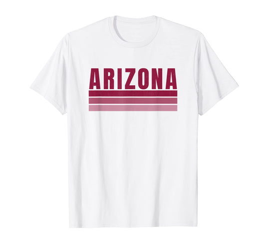 Arizona Red Striped Arizona Arizona Az T-Shirt - Aesthetic Graphic Unisex - T-Shirt, Sweatshirt, Hoodie
