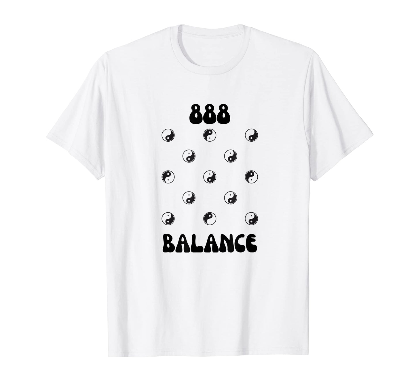 888 Angel Number Aesthetic Yin Yang Y2K T-Shirt - Trendy Graphic Unisex - T-Shirt, Sweatshirt, Hoodie