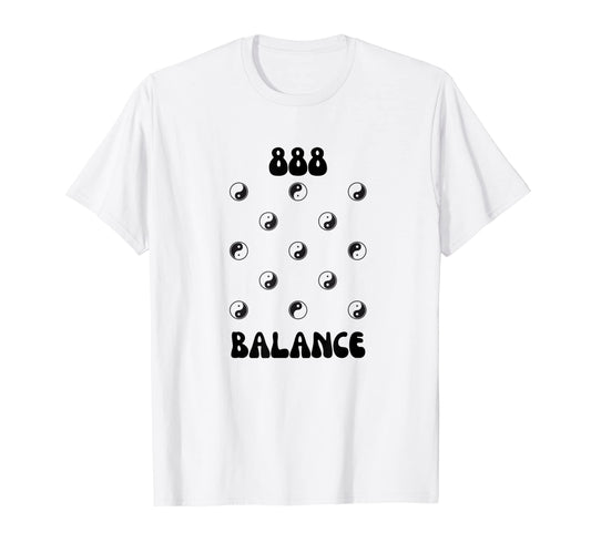 888 Angel Number Aesthetic Yin Yang Y2K T-Shirt - Trendy Graphic Unisex - T-Shirt, Sweatshirt, Hoodie