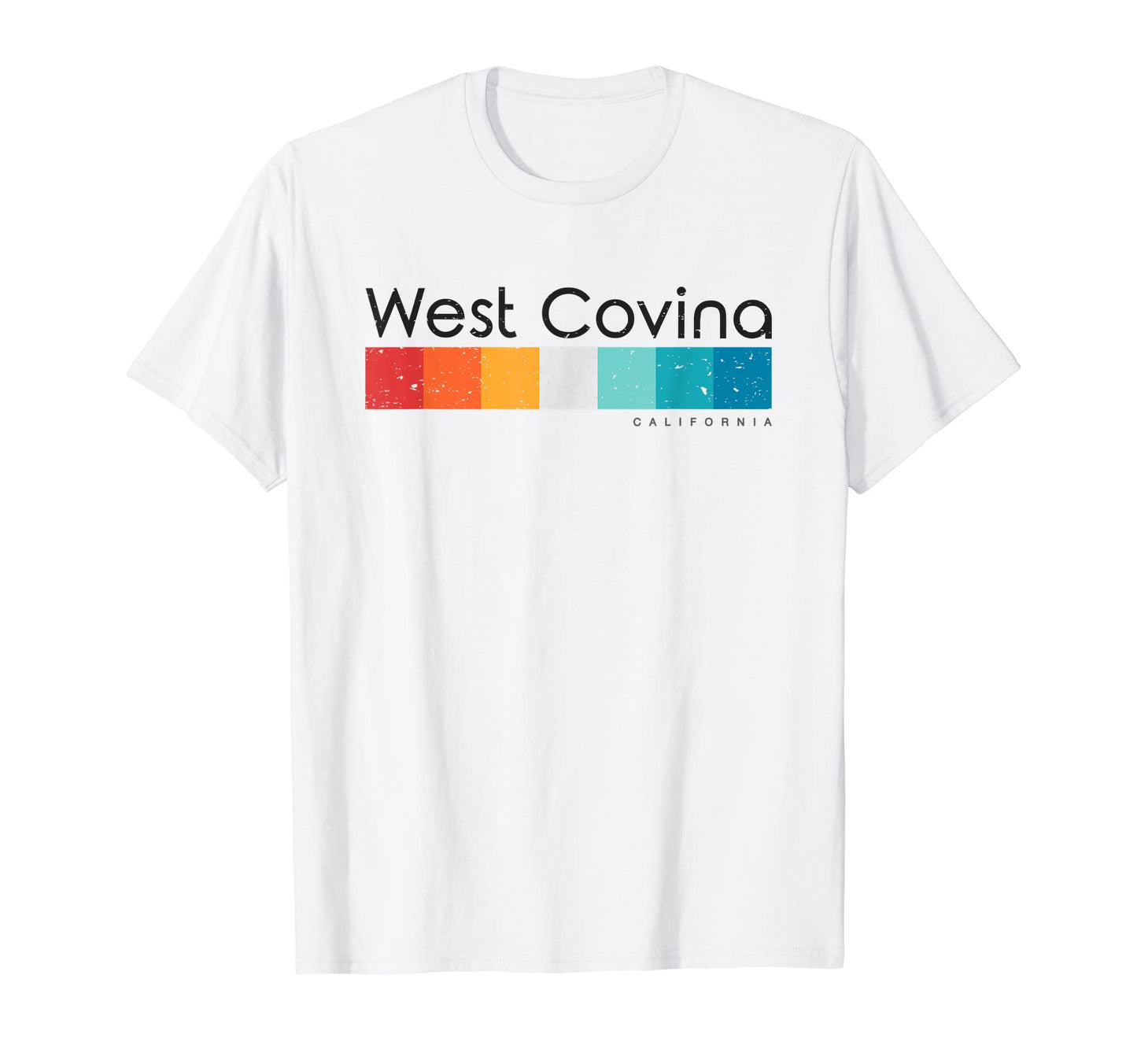 West Covina California Ca T-Shirt - Fun Novelty Design for Adults - T-Shirt, Sweatshirt, Hoodie