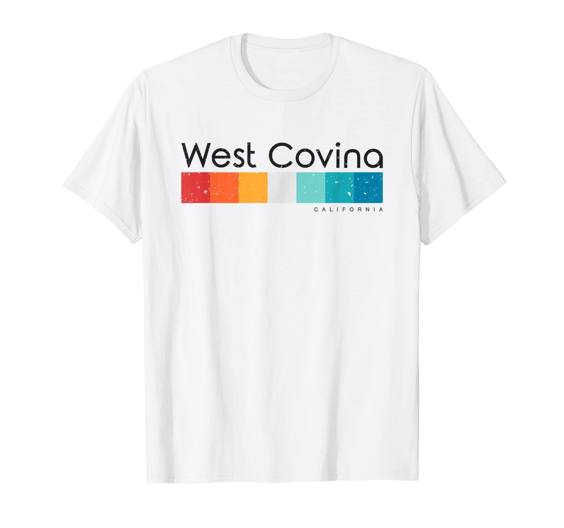 West Covina California Ca T-Shirt - Fun Novelty Design for Adults - T-Shirt, Sweatshirt, Hoodie