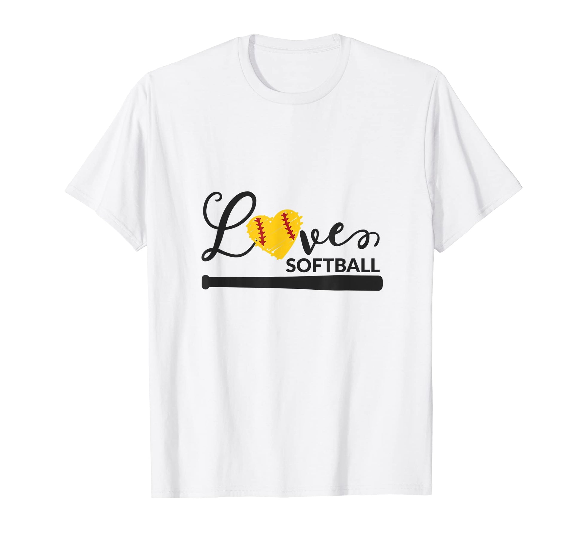 Funny Love Softball Baseball T-Shirt - Aesthetic Graphic Unisex - T-Shirt, Sweatshirt, Hoodie