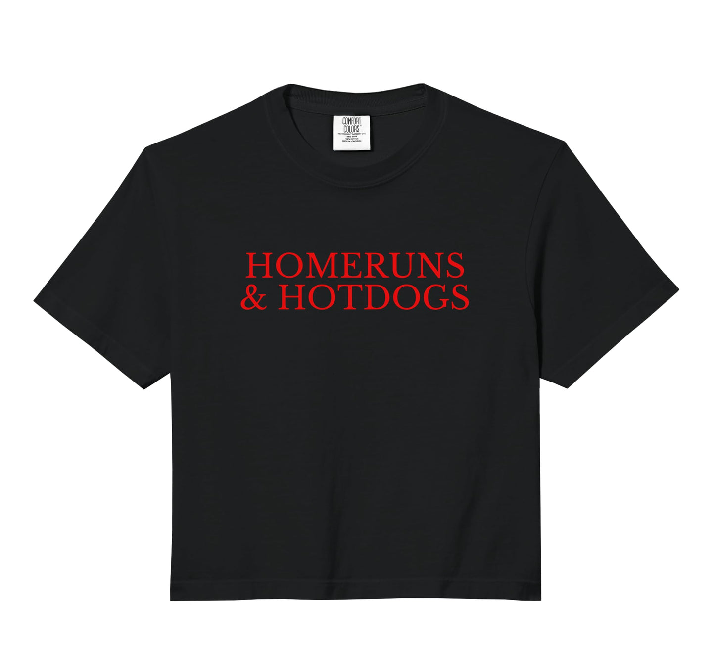 Homeruns And Hotdogs Baseball Mom Comfort T-Shirt - Trendy Graphic Unisex - T-Shirt, Sweatshirt, Hoodie