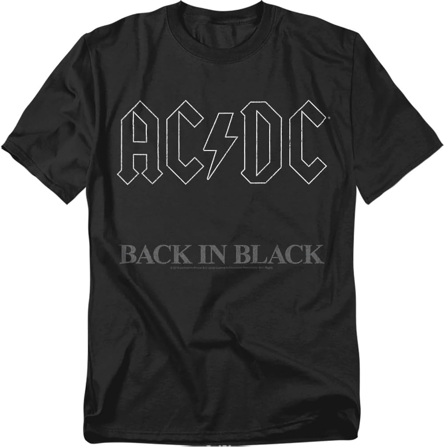 ACDC Back in Black Logo Rock Album - Adult & Kids T-Shirts, Sweatshirts & Hoodies apparel design preview 1