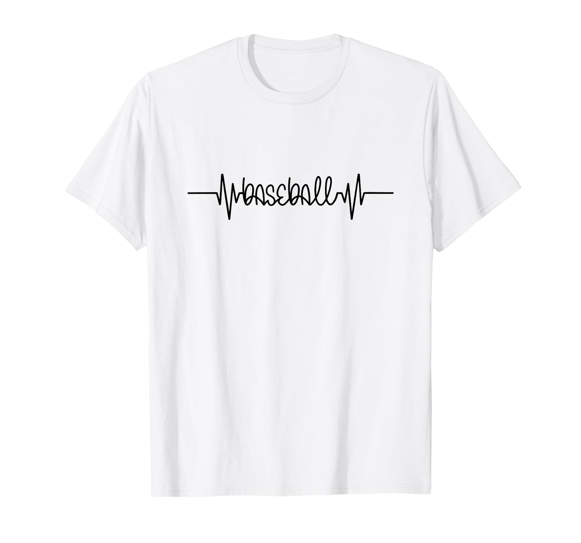 Baseball Heartbeat Pulse Sports Passion T-Shirt - Novelty Apparel Unisex - T-Shirt, Sweatshirt, Hoodie