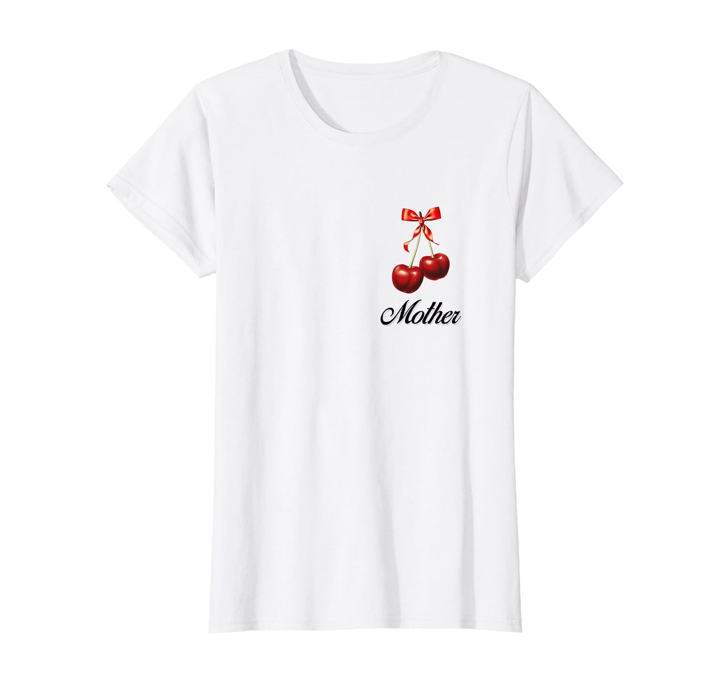 Mother Coquette Two Cherries Girlcore T-Shirt - Trendy Graphic for Adults - T-Shirt, Sweatshirt, Hoodie