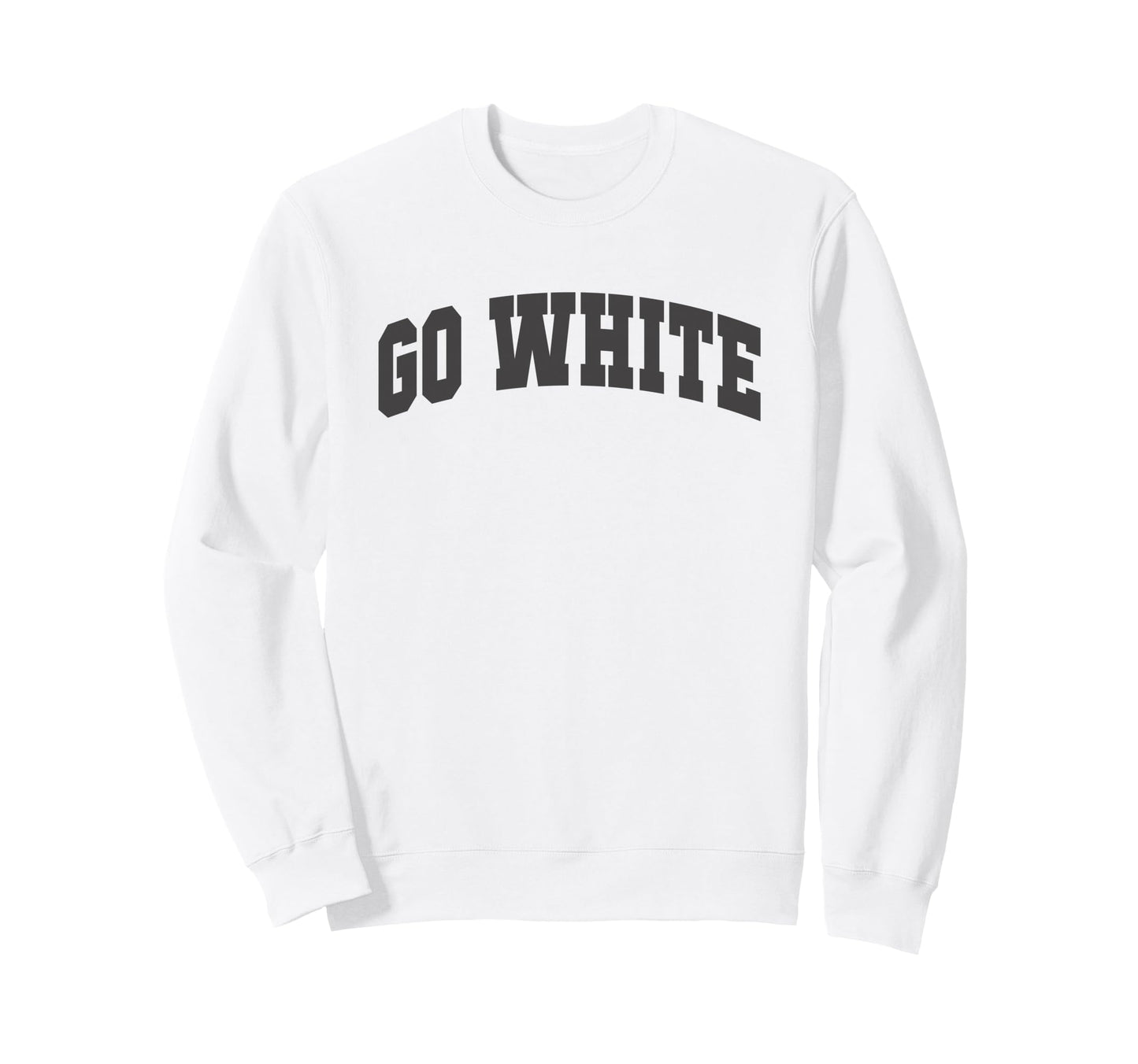Lets Go White Team Field Day Spirit Sweatshirt - Graphic Print for Adults - T-Shirt, Sweatshirt, Hoodie