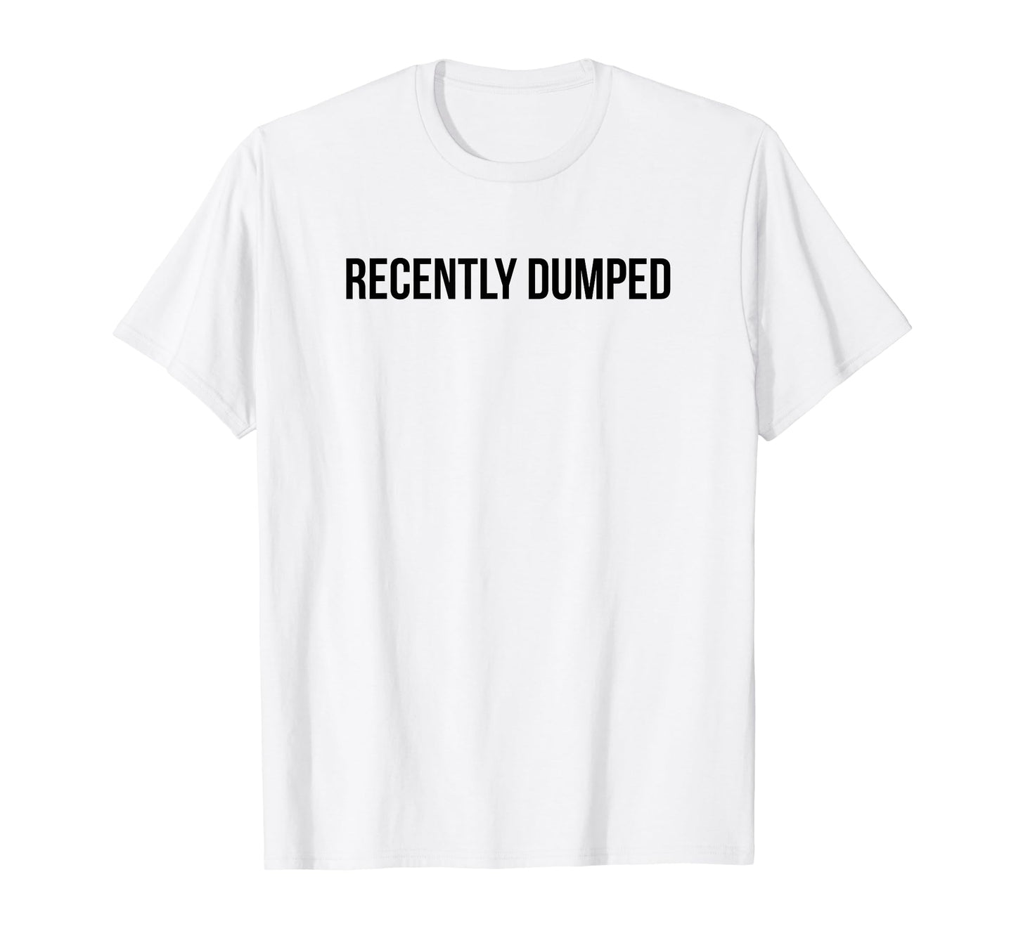 Recently Dumped Funny Y2K Aesthetic T-Shirt - Unique Graphic for Adults - T-Shirt, Sweatshirt, Hoodie