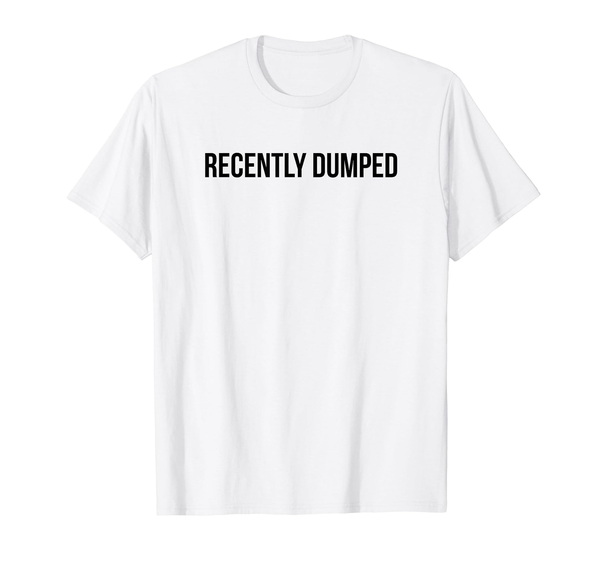 Recently Dumped Funny Y2K Aesthetic T-Shirt - Unique Graphic for Adults - T-Shirt, Sweatshirt, Hoodie