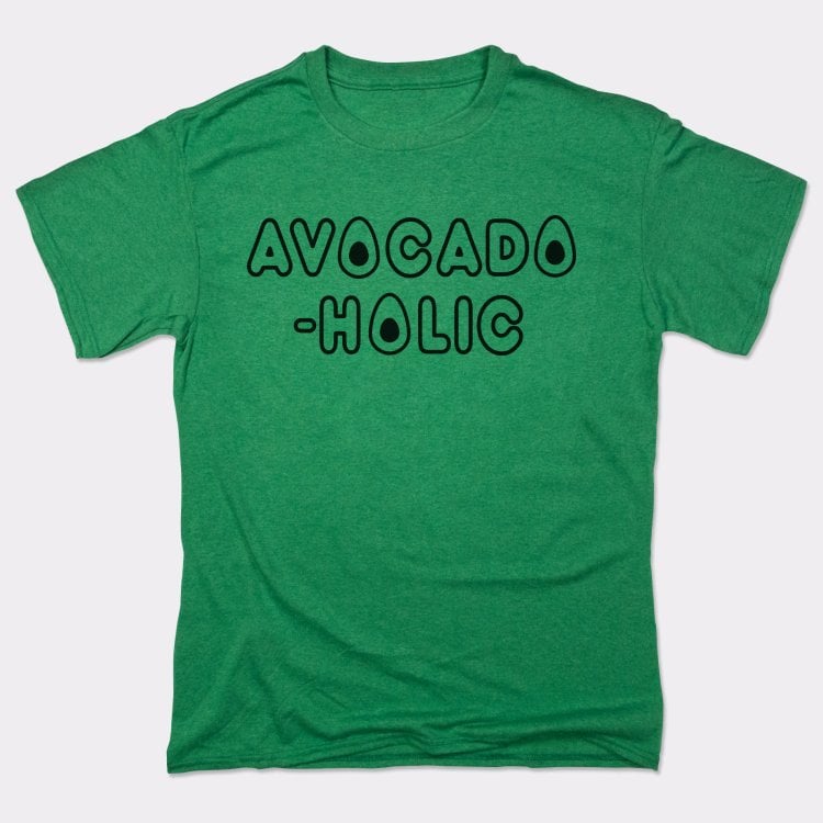 Avocado-Holic - Adult & Kids T-Shirts, Sweatshirts & Hoodies apparel design preview 1