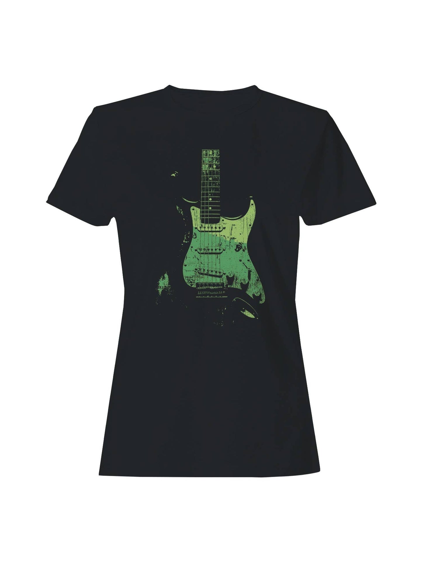 Vintage Distressed Electric Guitar Art Women's - Adult & Kids T-Shirts, Sweatshirts & Hoodies apparel design preview 1