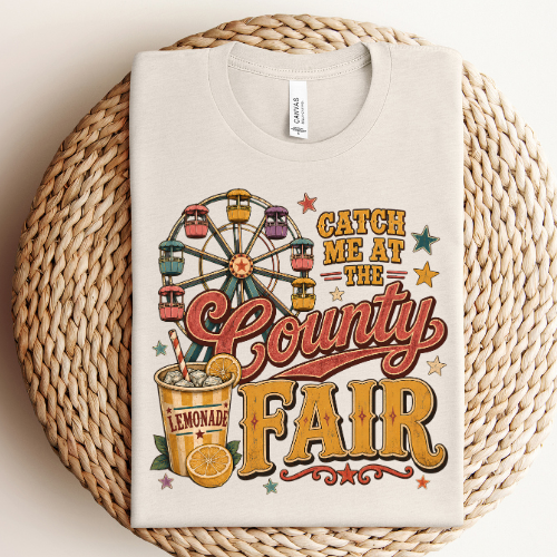 County Fair Summer Graphic - Adult & Kids T-Shirts, Sweatshirts & Hoodies apparel design preview 1