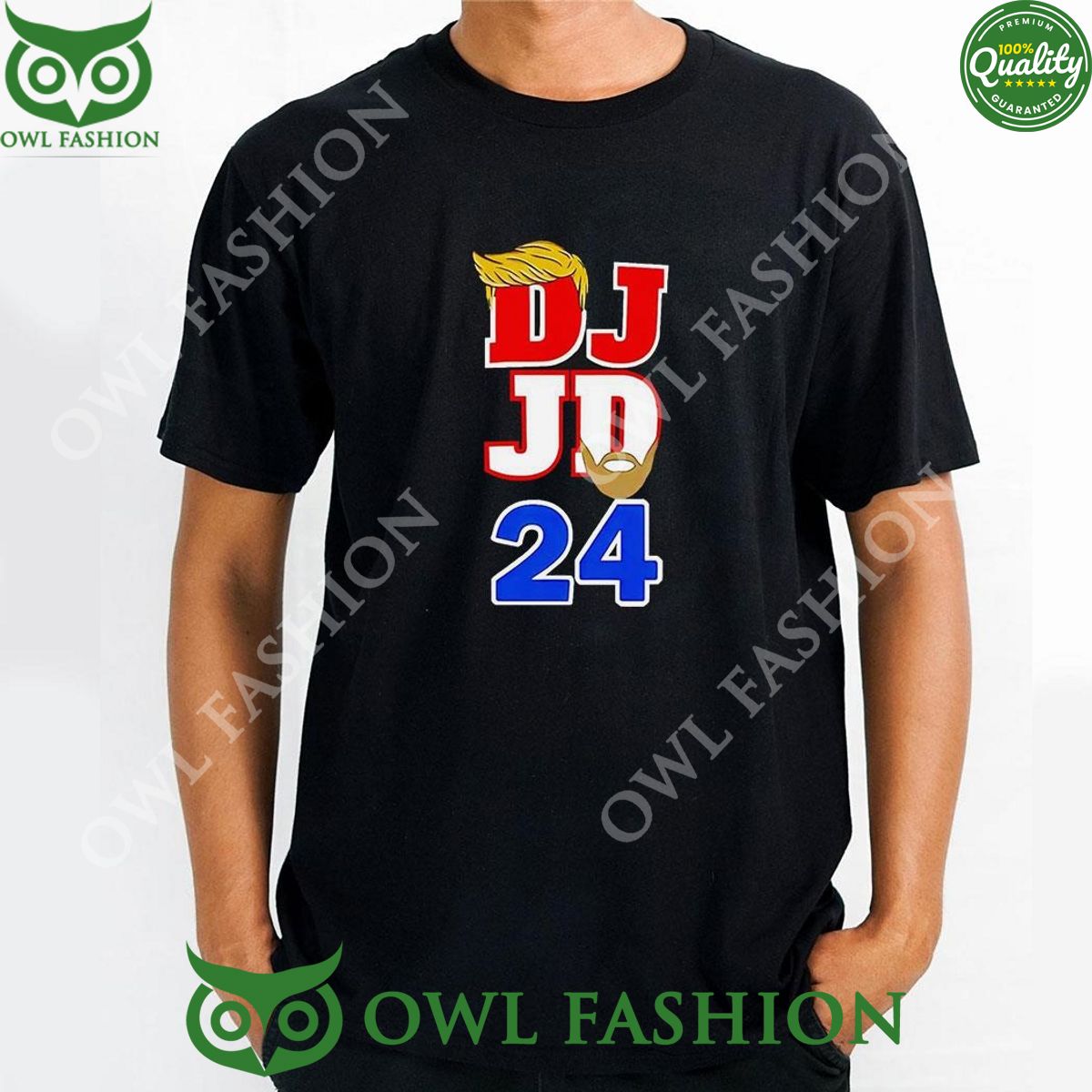 J D Vance Outlaw Hillbilly Donald Trump 2024 - Adult & Kids T-Shirts, Sweatshirts & Hoodies apparel design preview 1