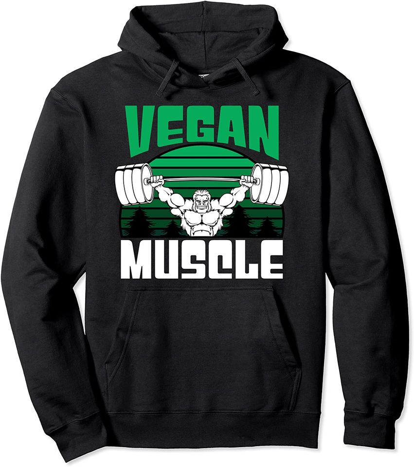 Vegan Muscle Healthy Food Gym Workout Sport - Adult & Kids T-Shirts, Sweatshirts & Hoodies apparel design preview 1