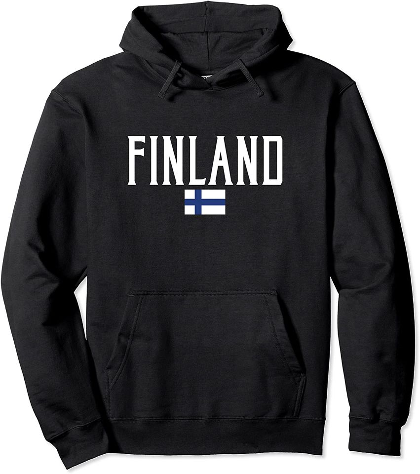 Finland Flag Vintage White Text - Adult & Kids T-Shirts, Sweatshirts & Hoodies apparel design preview 1