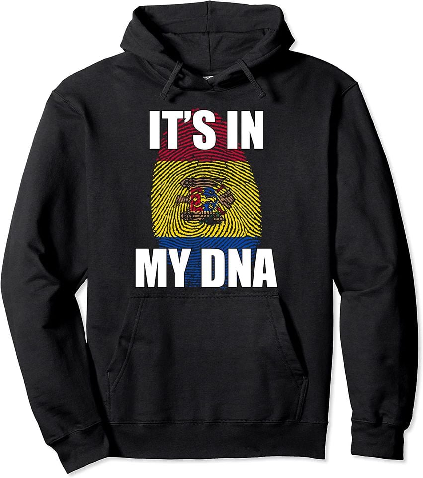 It's In My DNA Moldovan Flag - Adult & Kids T-Shirts, Sweatshirts & Hoodies apparel design preview 1