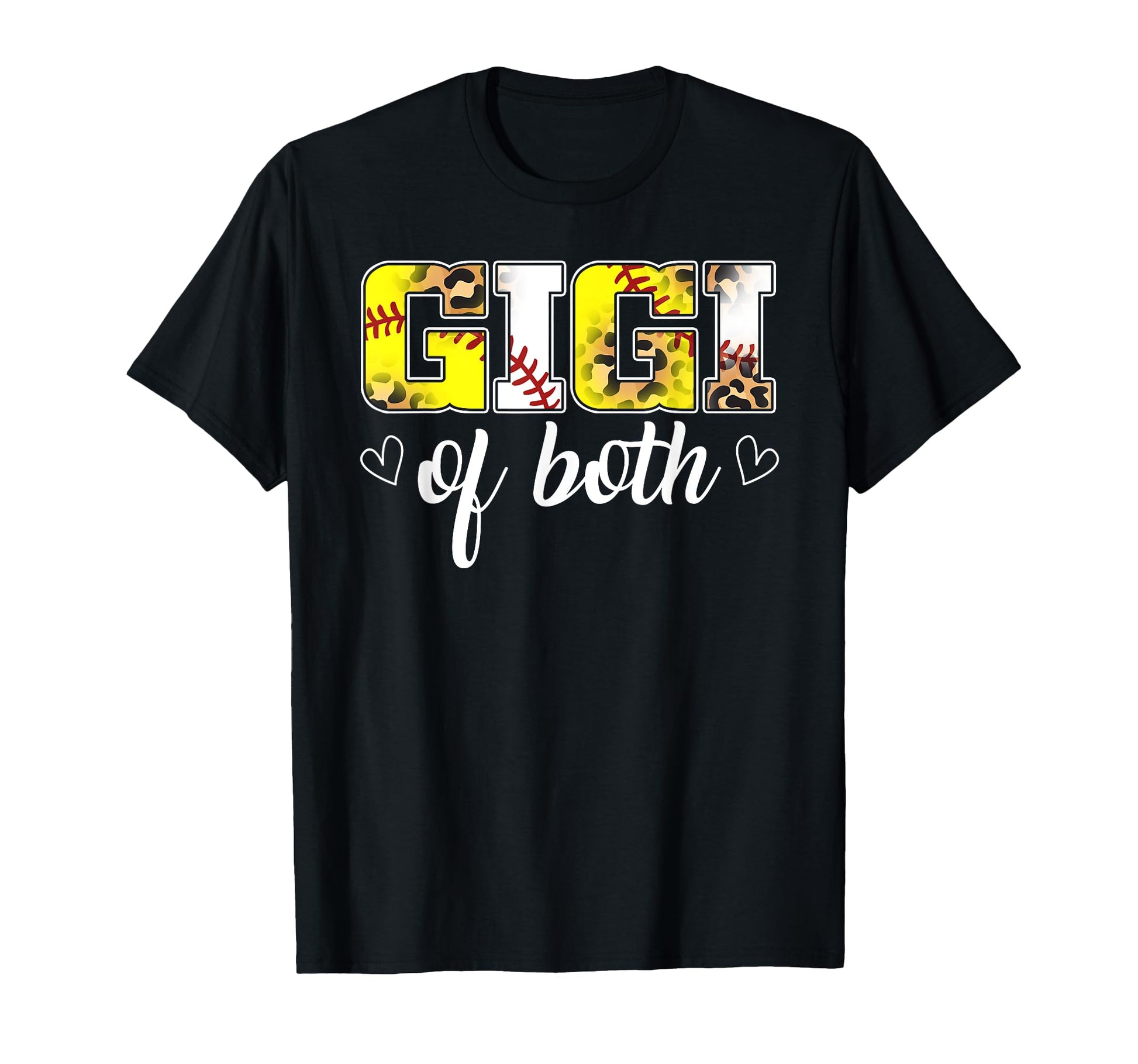 Gigi Both Leopard Game Day Baseball T-Shirt - Minimalist Print Men Women - T-Shirt, Sweatshirt, Hoodie