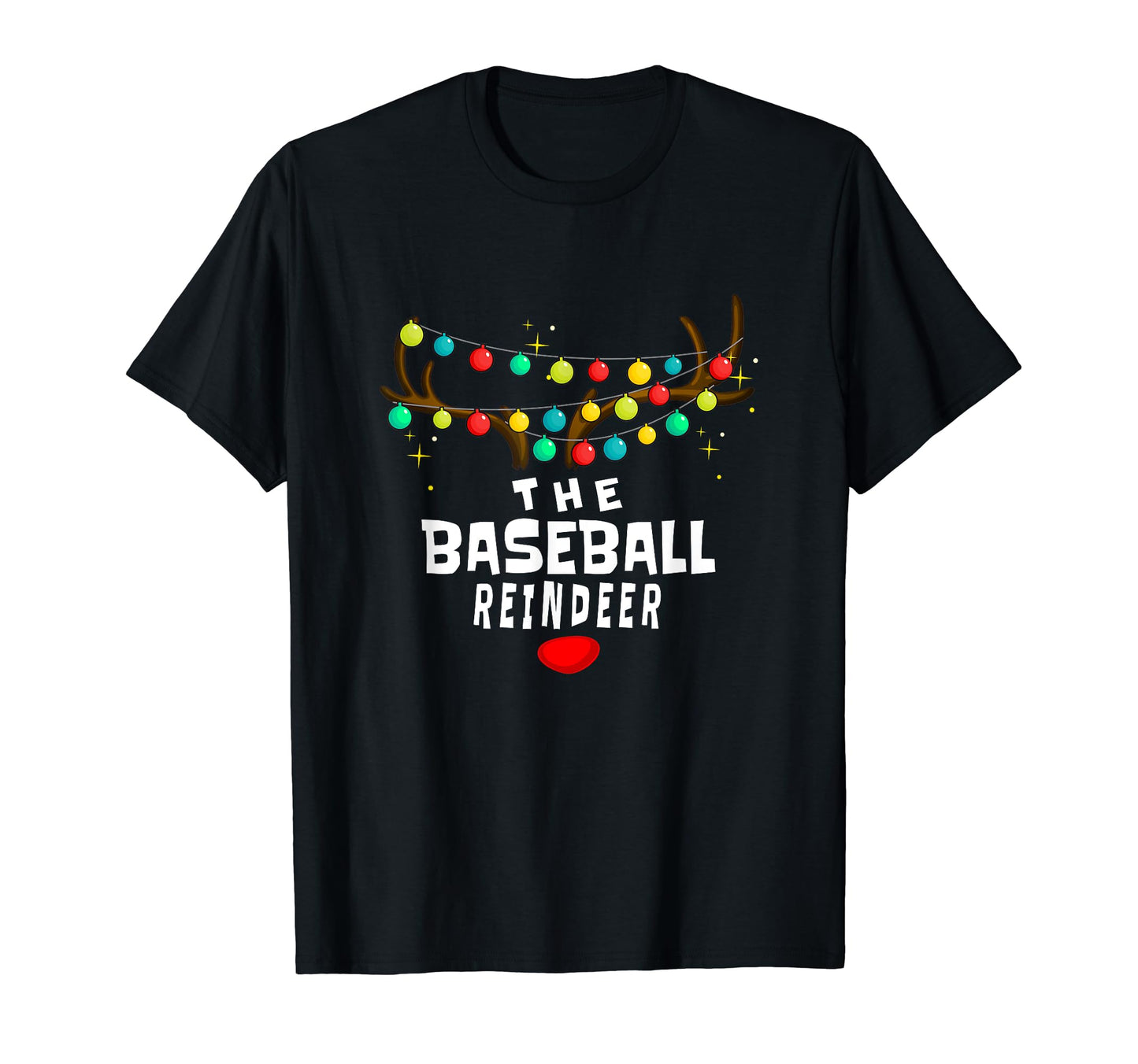 Baseball Reindeer Matching Pajama X Mas T-Shirt - Trendy Graphic Men Women - T-Shirt, Sweatshirt, Hoodie