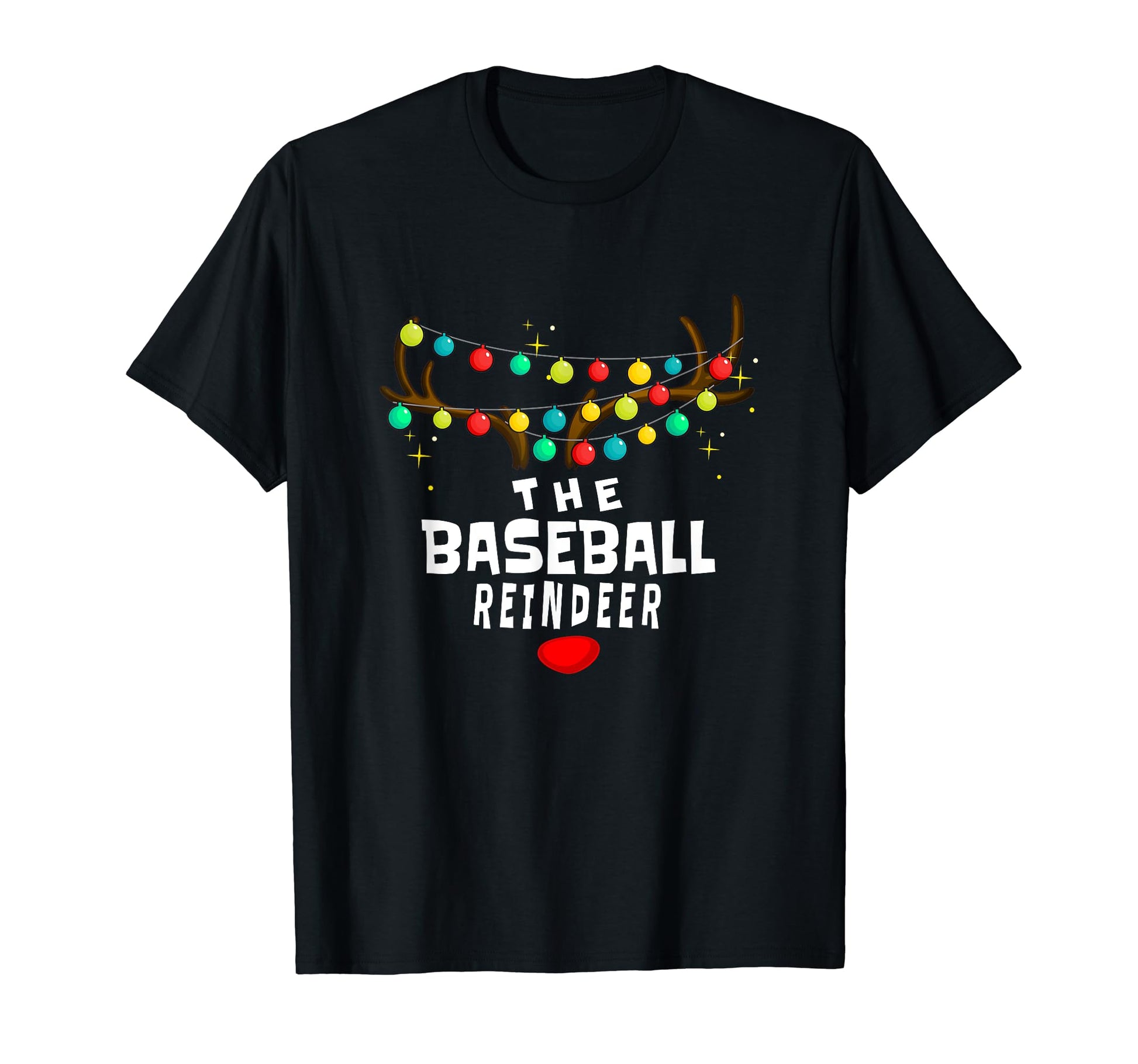 Baseball Reindeer Matching Pajama X Mas T-Shirt - Trendy Graphic Men Women - T-Shirt, Sweatshirt, Hoodie
