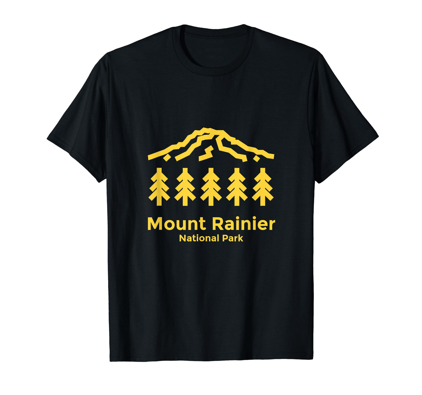Mount Ranier National Park T-Shirt - Fun Novelty Design for Adults - T-Shirt, Sweatshirt, Hoodie