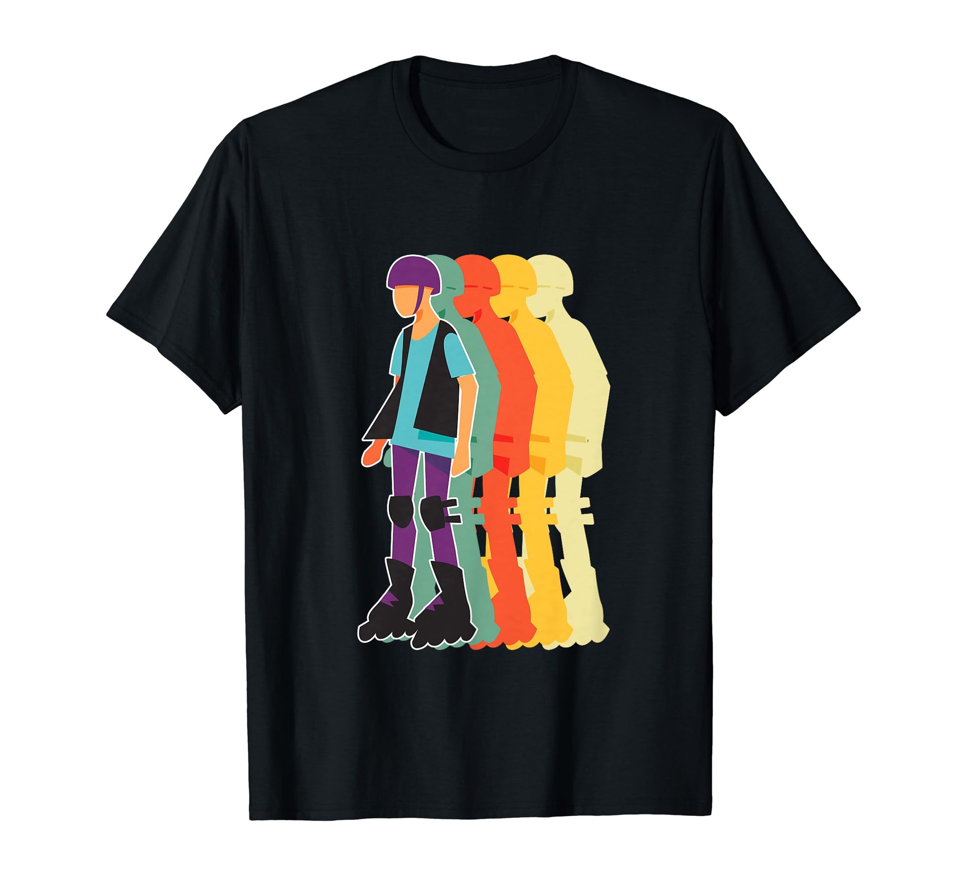 Roller Skates Roller Skating Inline T-Shirt - Minimalist Print Men Women - T-Shirt, Sweatshirt, Hoodie