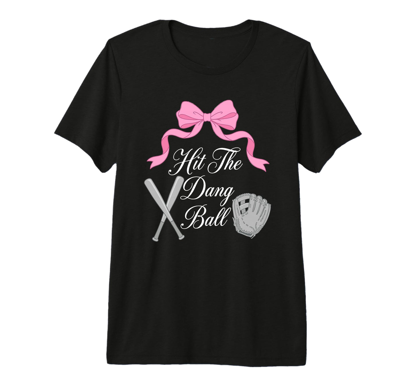 Hit Dang Ball Baseball Player T-Shirt - Novelty Apparel for Adults - T-Shirt, Sweatshirt, Hoodie