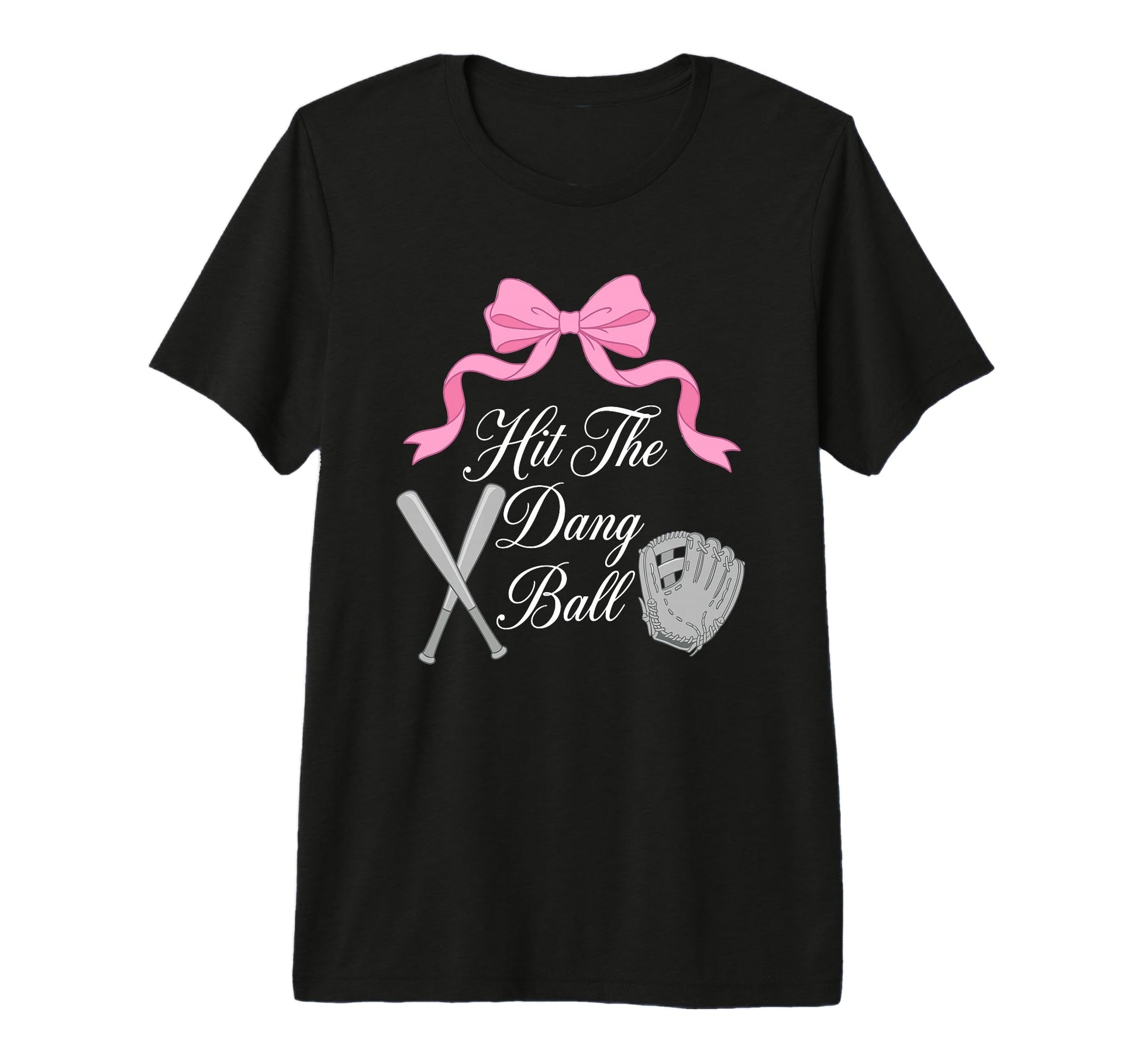 Hit Dang Ball Baseball Player T-Shirt - Novelty Apparel for Adults - T-Shirt, Sweatshirt, Hoodie