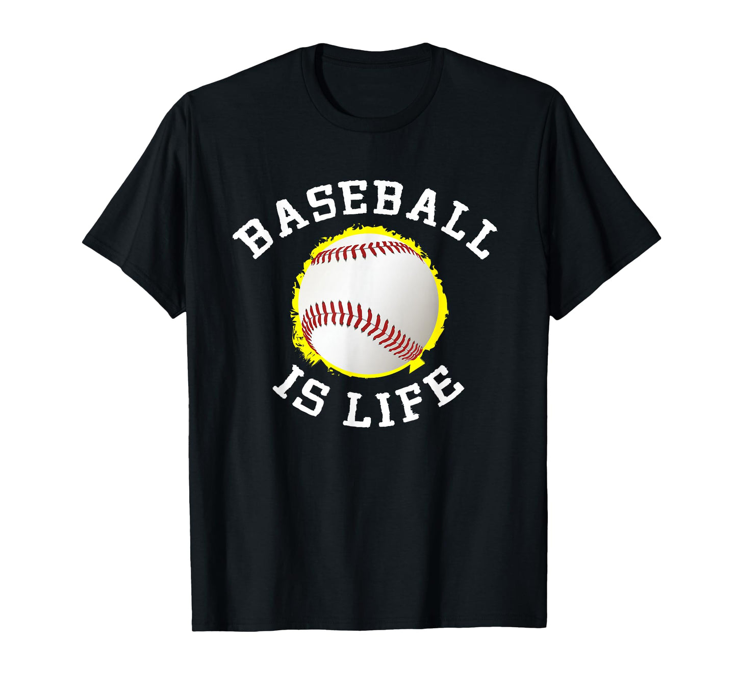 Baseball Is Life Player Fan Athlete T-Shirt - Streetwear Style Men Women - T-Shirt, Sweatshirt, Hoodie