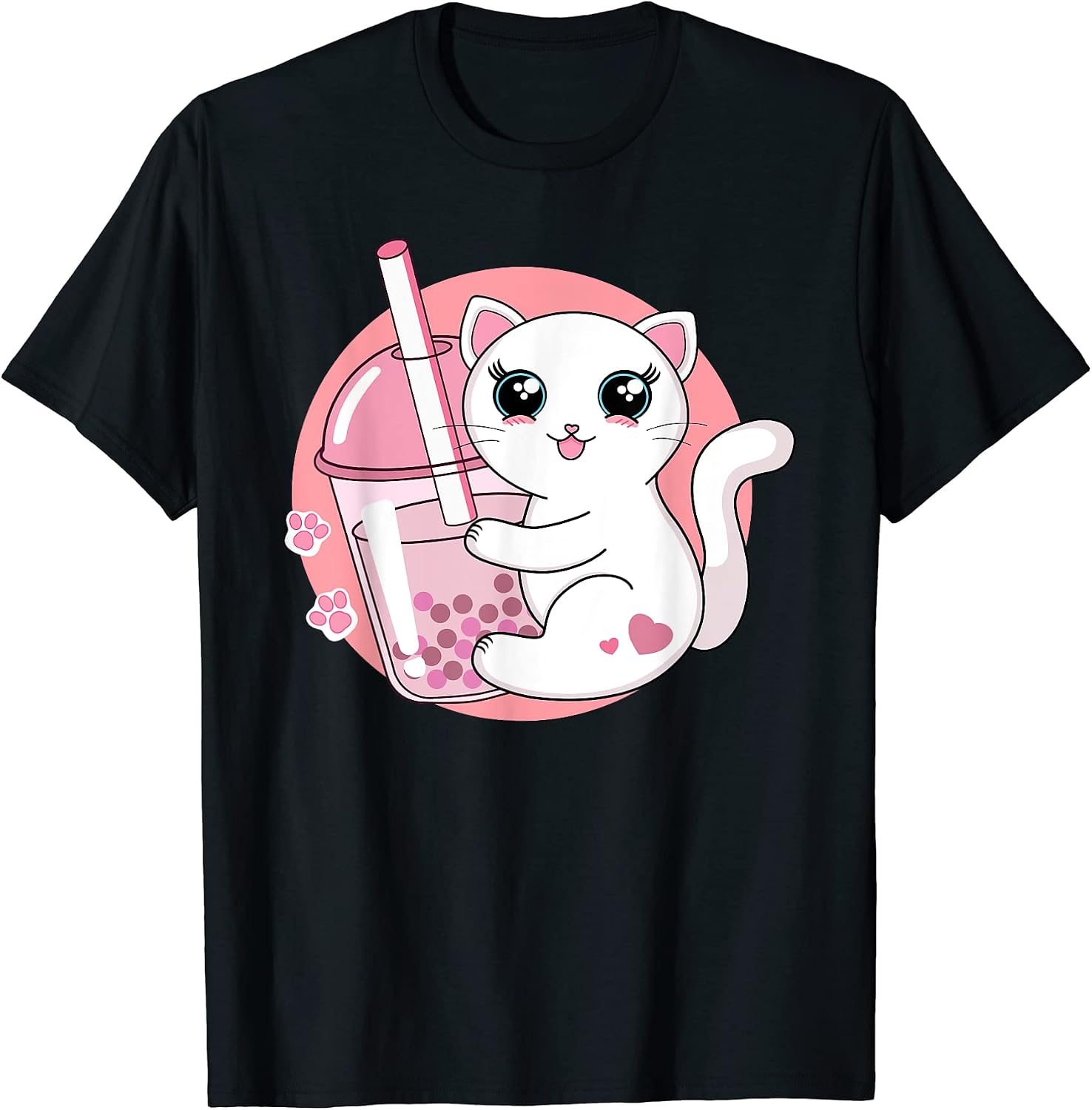 Japanese Neko Clothes Cute Anime Merch Stuff - Adult & Kids T-Shirts, Sweatshirts & Hoodies apparel design preview 1