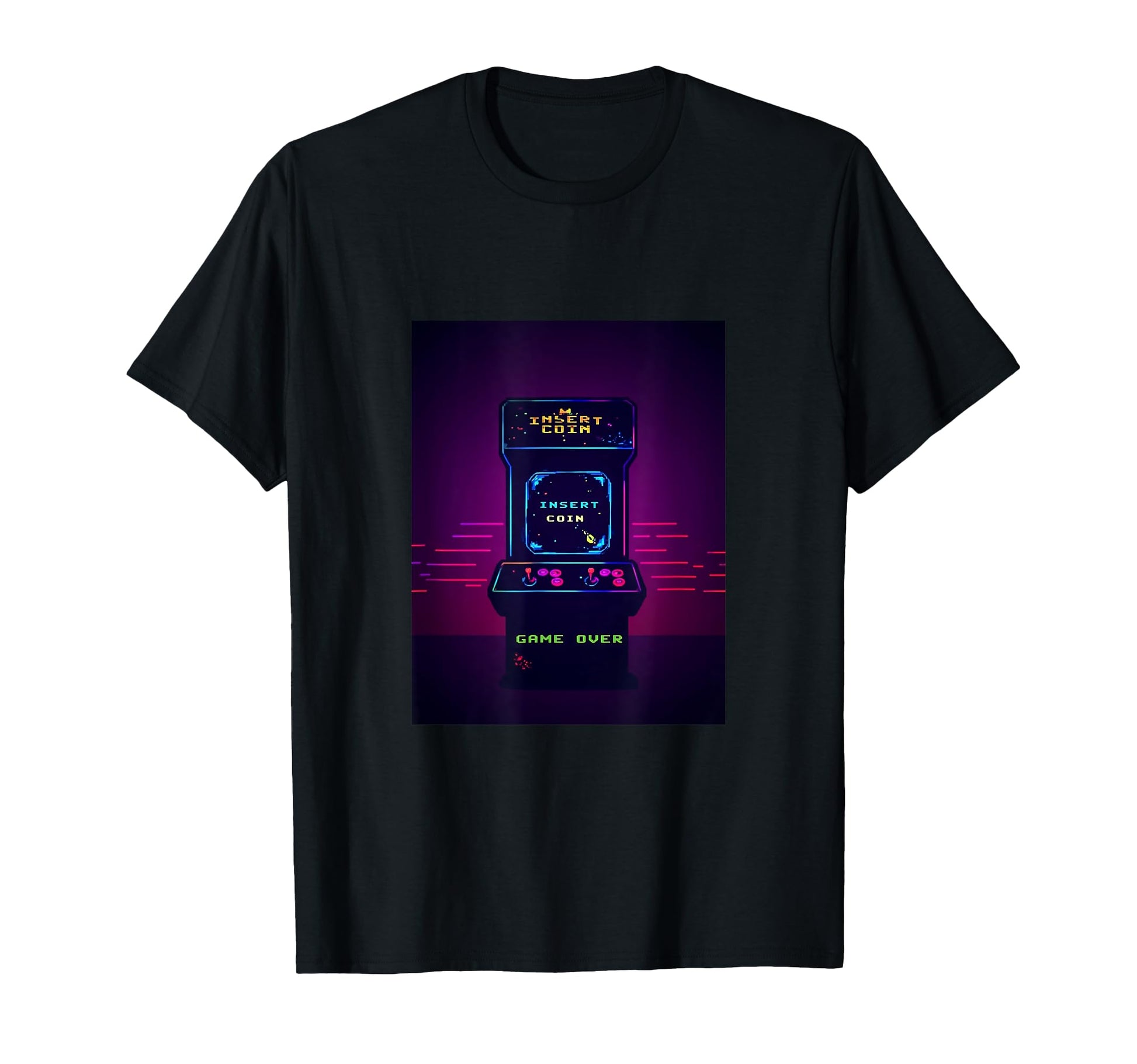 Gaming Arcade Game Over Play Player T-Shirt - Novelty Apparel Unisex - T-Shirt, Sweatshirt, Hoodie