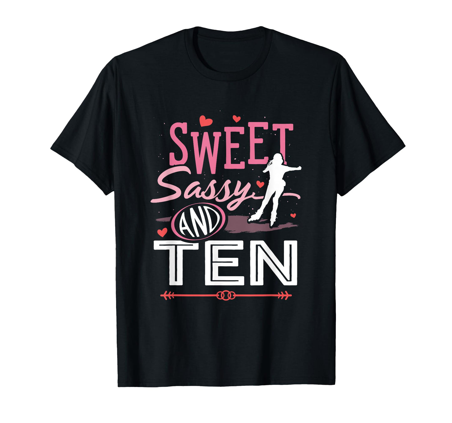 Sassy And Ten Derby Skates Roller T-Shirt - Minimalist Print Unisex - T-Shirt, Sweatshirt, Hoodie