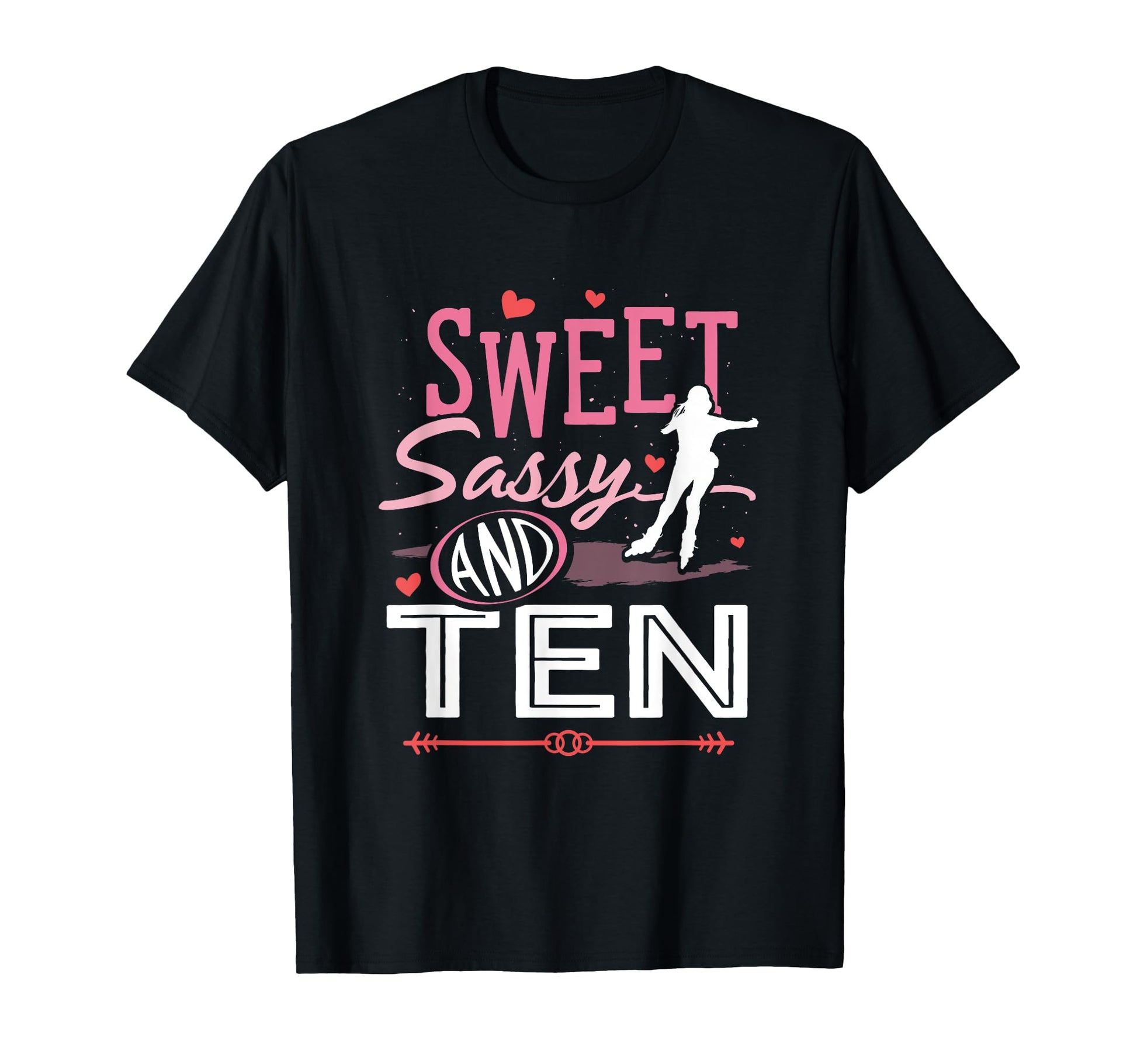 Sassy And Ten Derby Skates Roller T-Shirt - Minimalist Print Unisex - T-Shirt, Sweatshirt, Hoodie