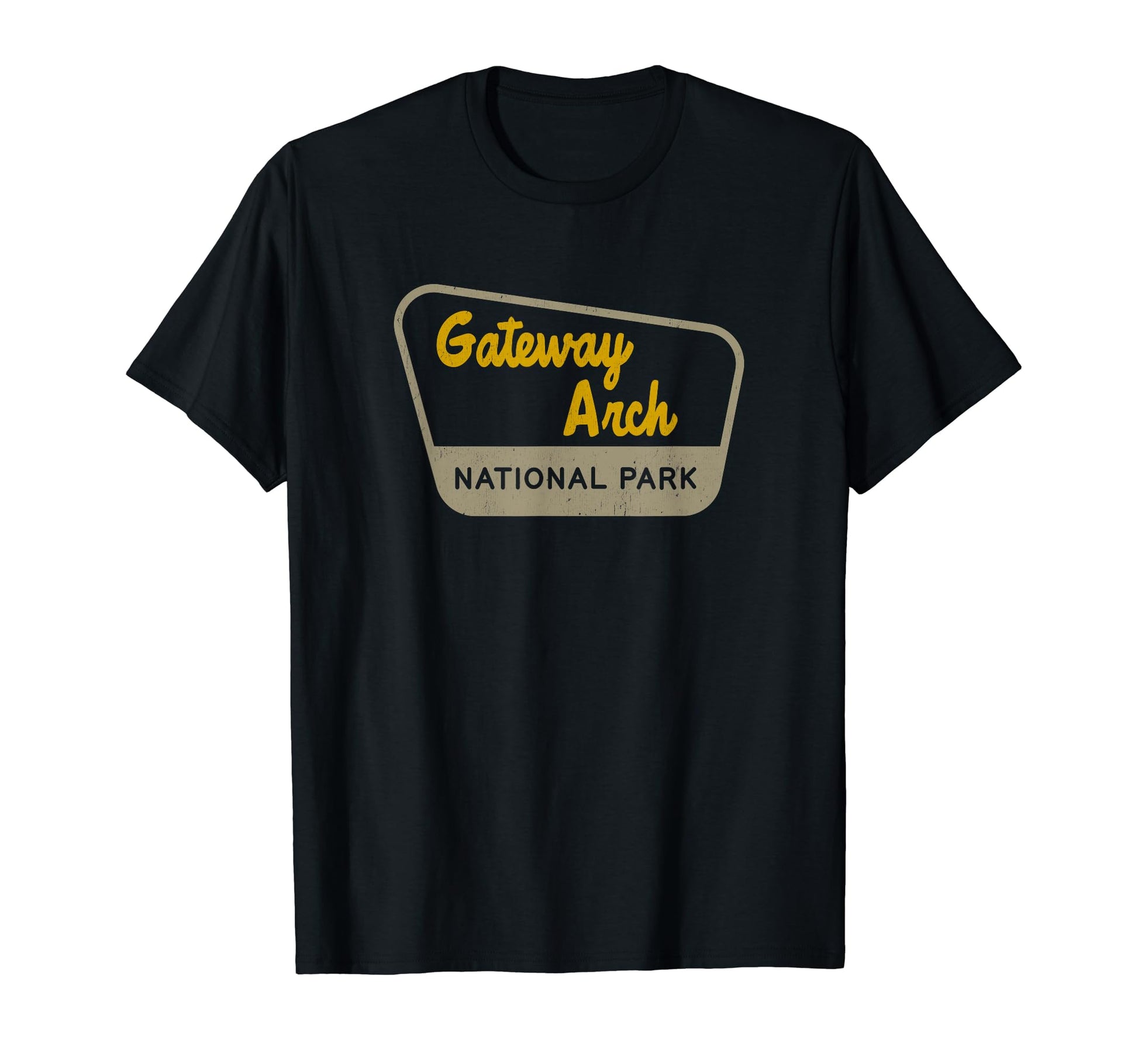 Gateway Arch National Park Two Tone T-Shirt - Fun Novelty Design Men Women - T-Shirt, Sweatshirt, Hoodie