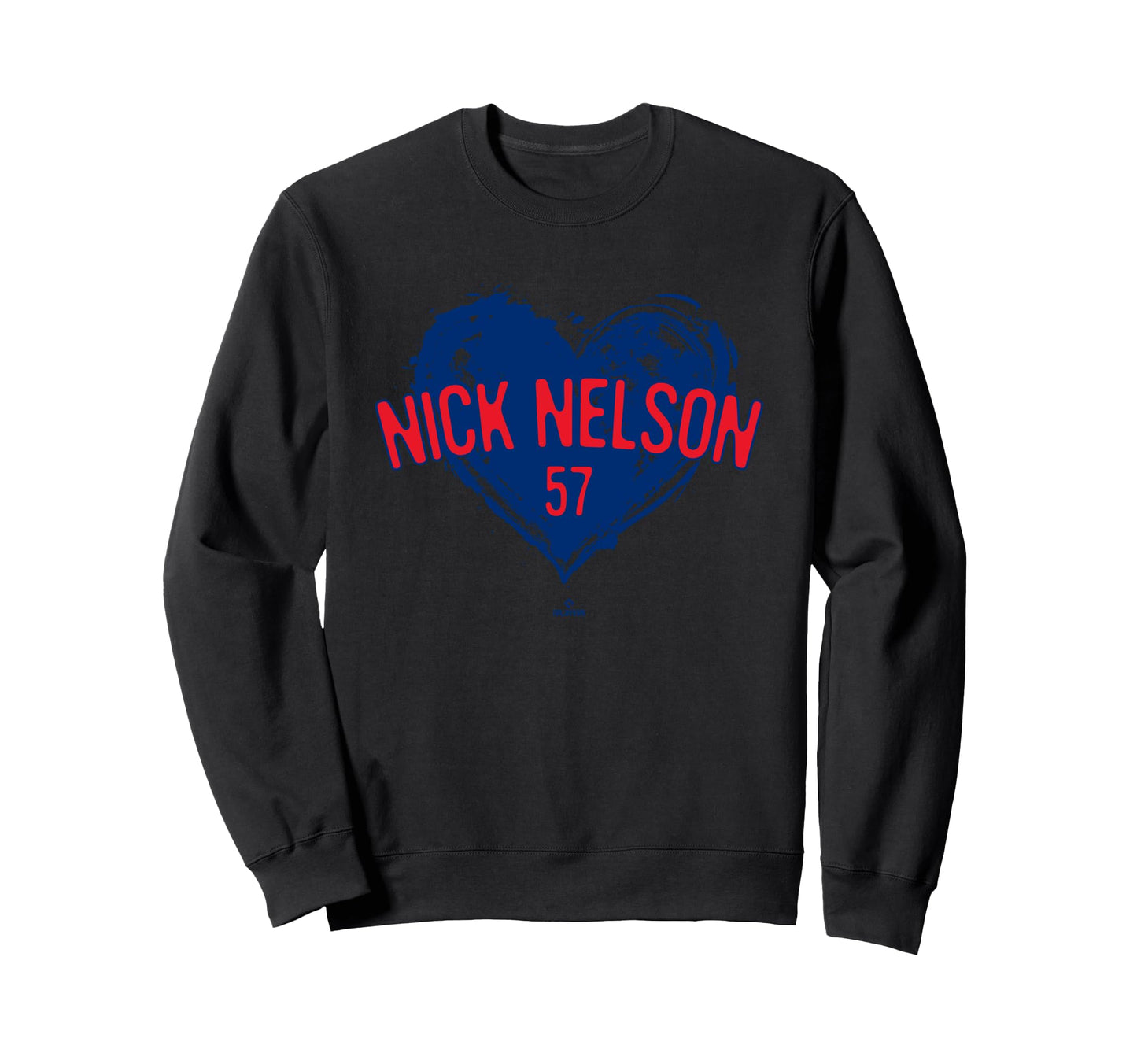 Distressed Heart Nick Nelson Sweatshirt - Trendy Graphic Men Women - T-Shirt, Sweatshirt, Hoodie