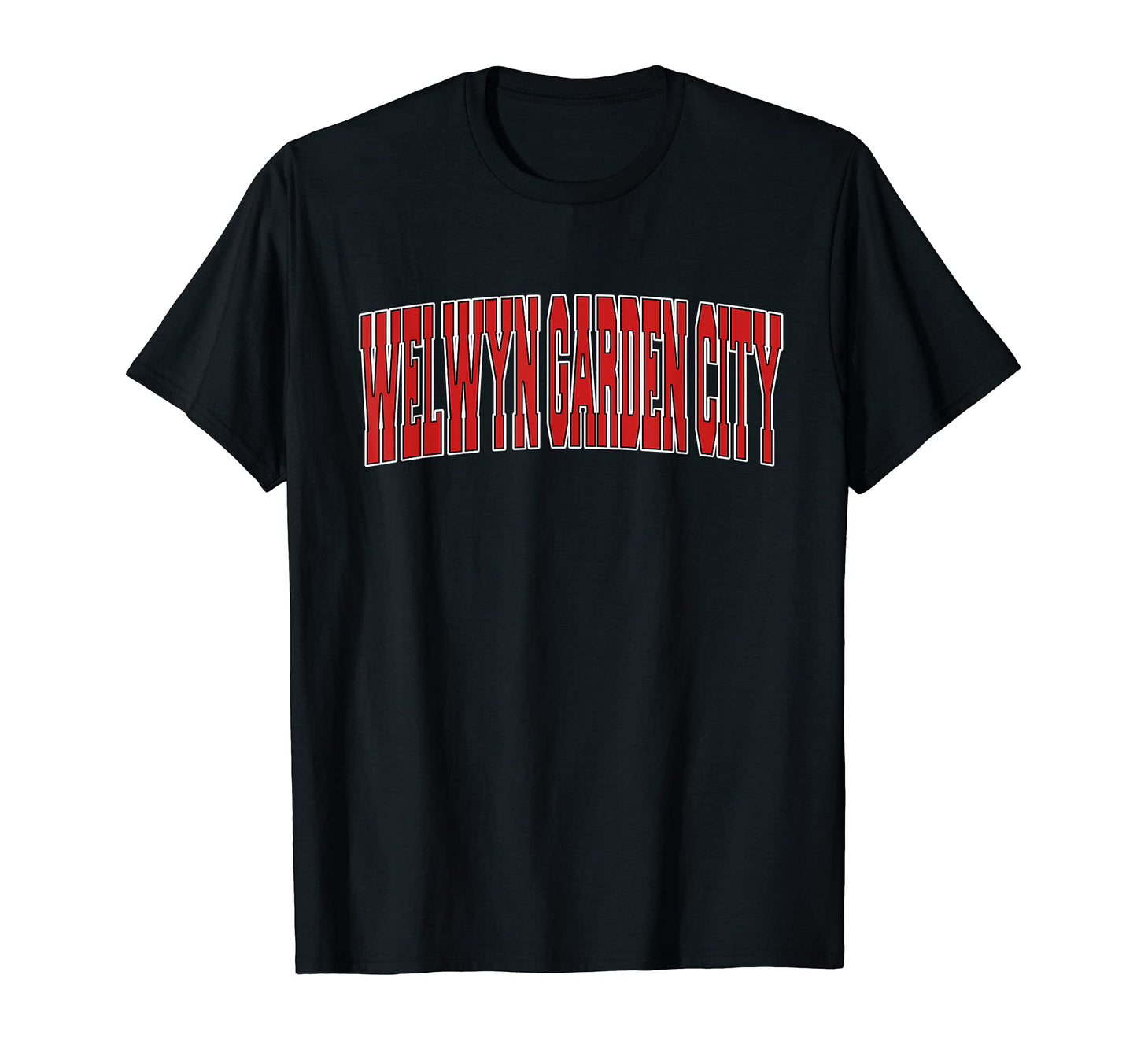Welwyn Garden City Varsity Uk Sports T-Shirt - Custom Art Print Unisex - T-Shirt, Sweatshirt, Hoodie