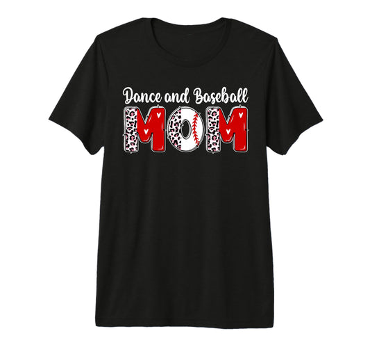 Baseball And Dance Mom Dancer And T-Shirt - Graphic Print Men Women - T-Shirt, Sweatshirt, Hoodie