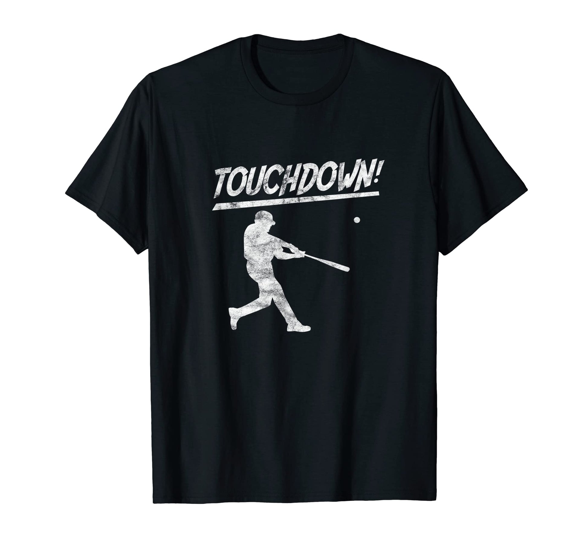 Touchdown Batter Baseball Player Sports T-Shirt - Custom Art Print Unisex - T-Shirt, Sweatshirt, Hoodie