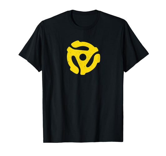 45 Rpm Vinyl Record Adapter Music T-Shirt - Casual Everyday Wear for Adults - T-Shirt, Sweatshirt, Hoodie