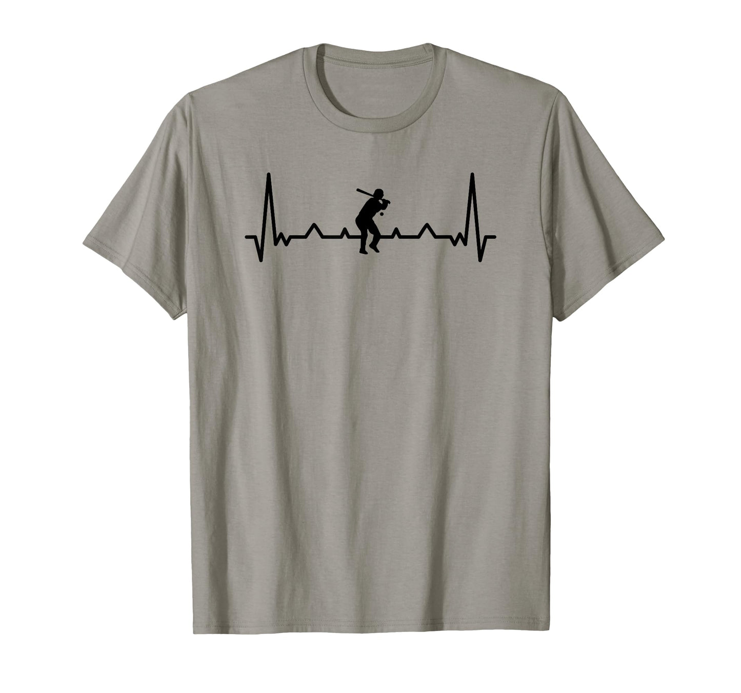 Baseball Heartbeat Baseball Gift T-Shirt - Fun Novelty Design for Adults - T-Shirt, Sweatshirt, Hoodie