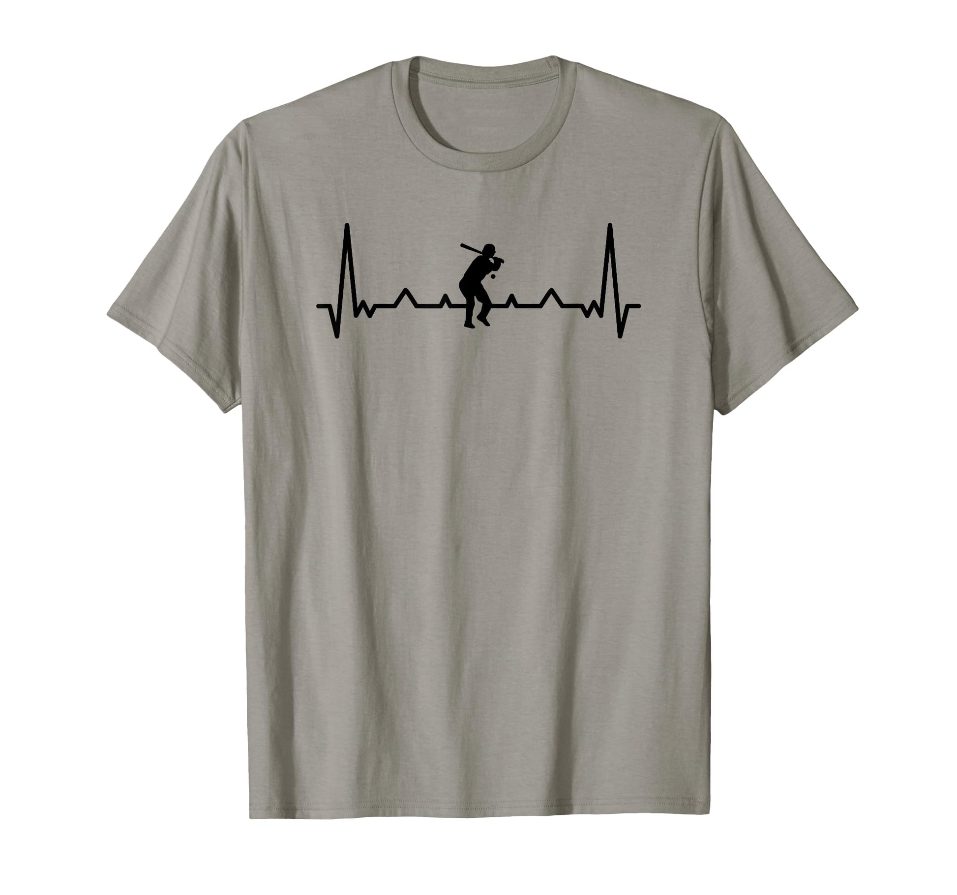 Baseball Heartbeat Baseball Gift T-Shirt - Fun Novelty Design for Adults - T-Shirt, Sweatshirt, Hoodie
