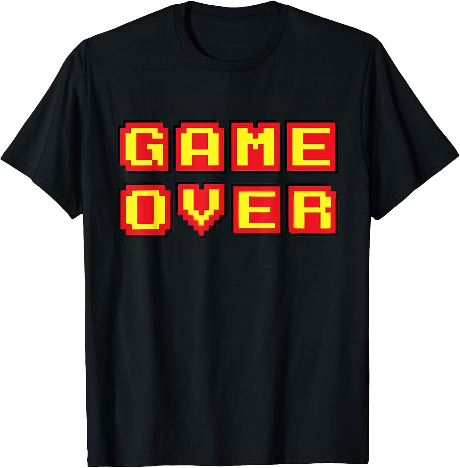 Game Over Vintage Retro Video Games Gaming Gift - Adult & Kids T-Shirts, Sweatshirts & Hoodies apparel design preview 1