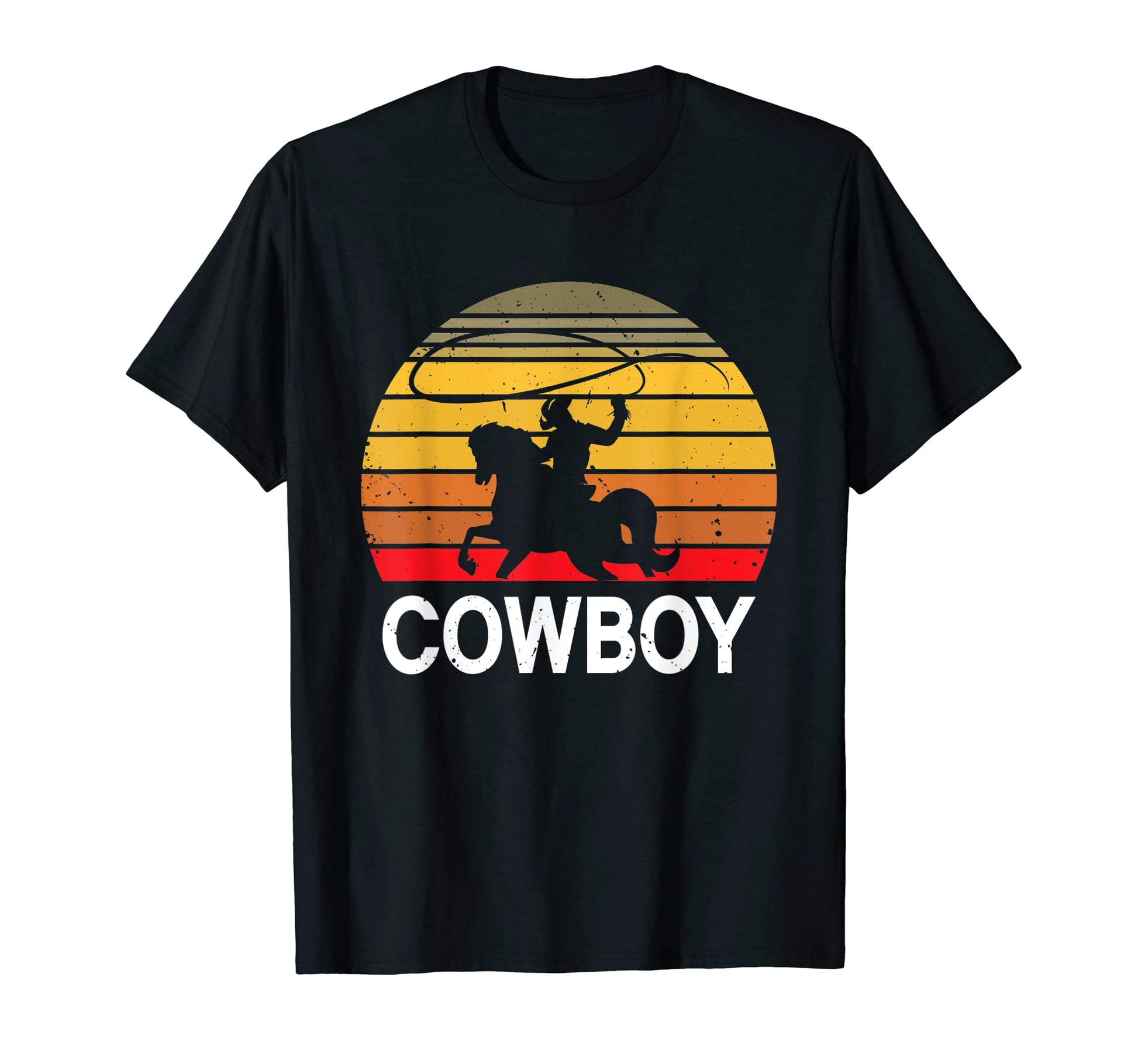 Cowboy Rope Lasso Horse Western T-Shirt - Novelty Apparel Men Women - T-Shirt, Sweatshirt, Hoodie