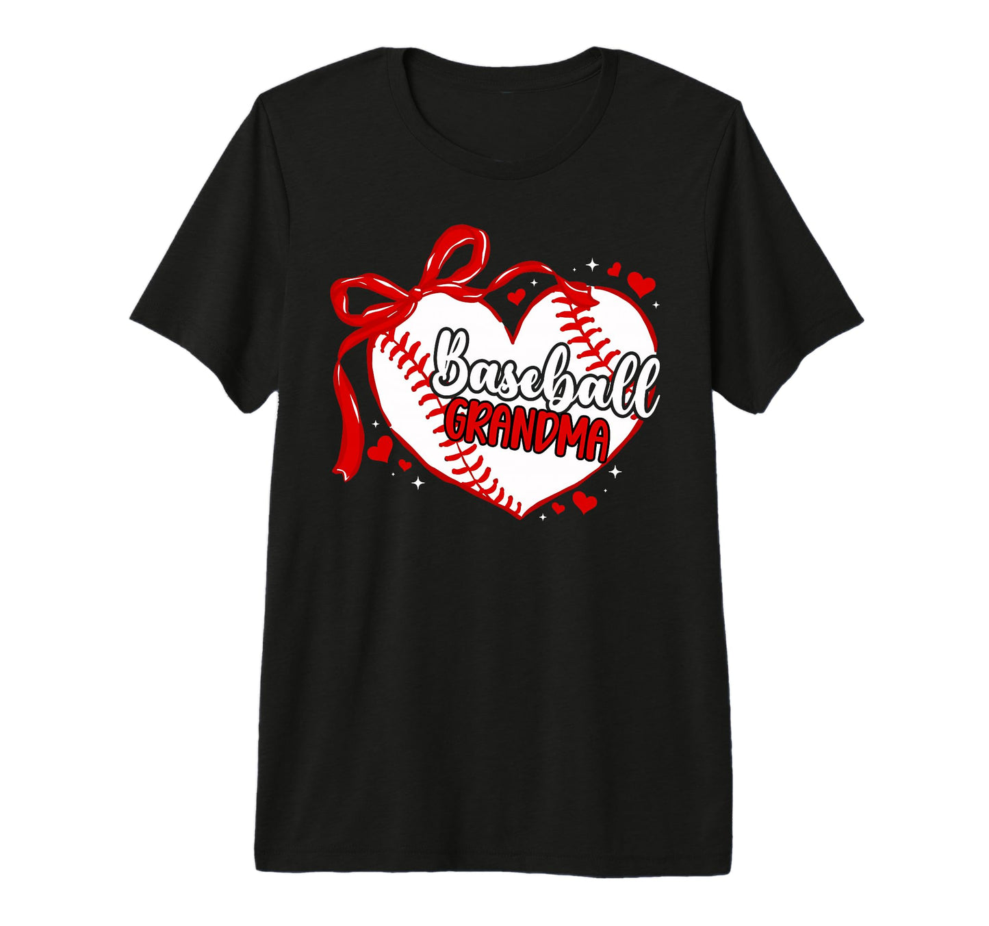 Baseball Grandma Baseball Player T-Shirt - Custom Art Print Men Women - T-Shirt, Sweatshirt, Hoodie