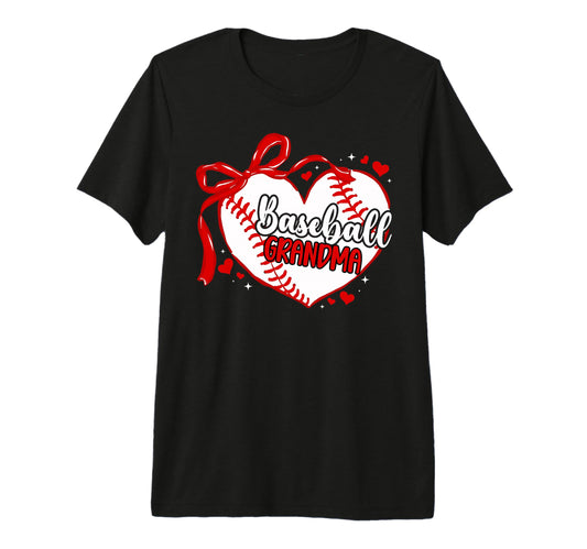 Baseball Grandma Baseball Player T-Shirt - Custom Art Print Men Women - T-Shirt, Sweatshirt, Hoodie