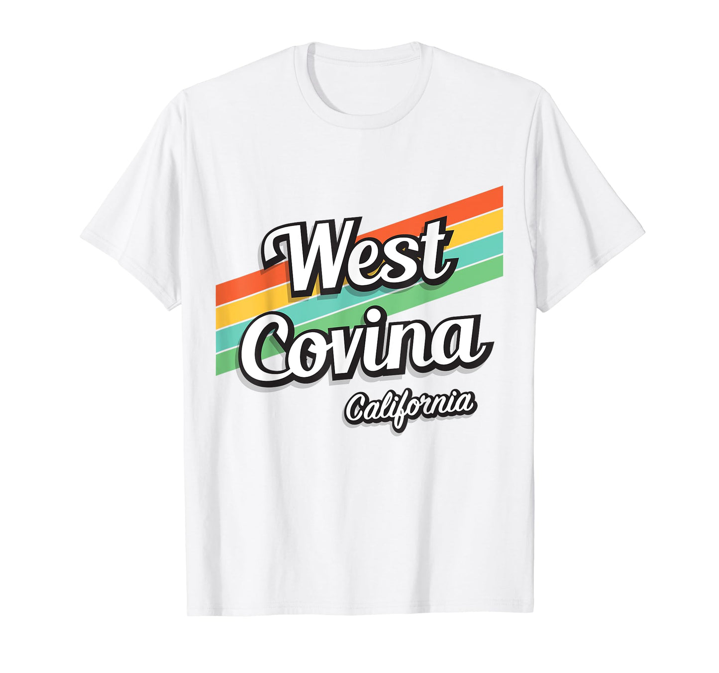 West Covina California T-Shirt - Custom Art Print for Adults - T-Shirt, Sweatshirt, Hoodie