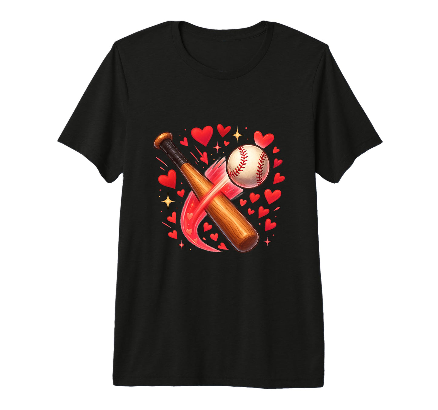 Baseball Love Power Swing Energy Tri T-Shirt - Streetwear Style Men Women - T-Shirt, Sweatshirt, Hoodie